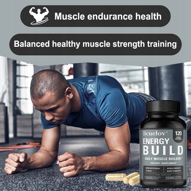 Energy Supplement Capsules – Muscle Endurance Health – Many Expiration date at least 1 year from the date of purchase