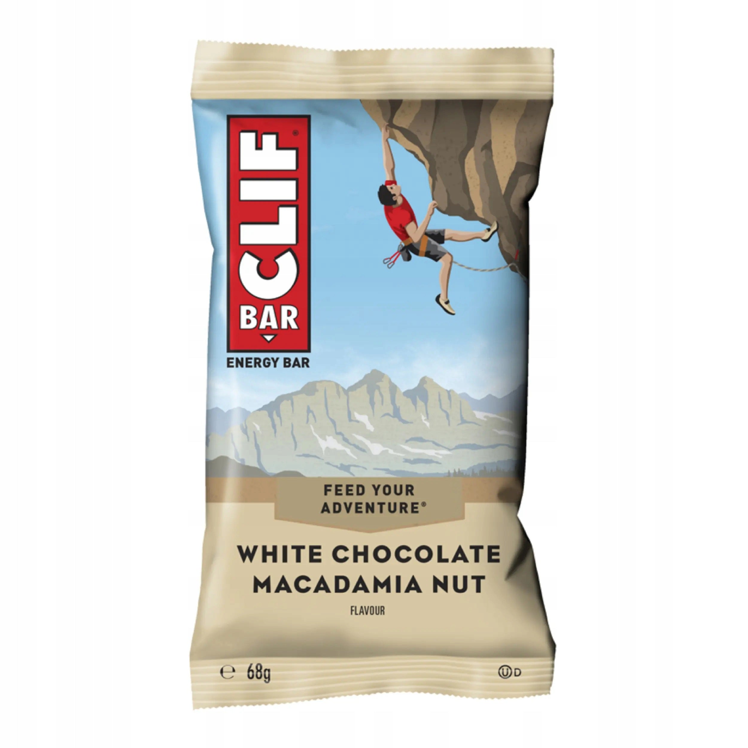 Energy bar Clif white chocolate and macadamia nuts x12 (68 g) Expiration date not specified
