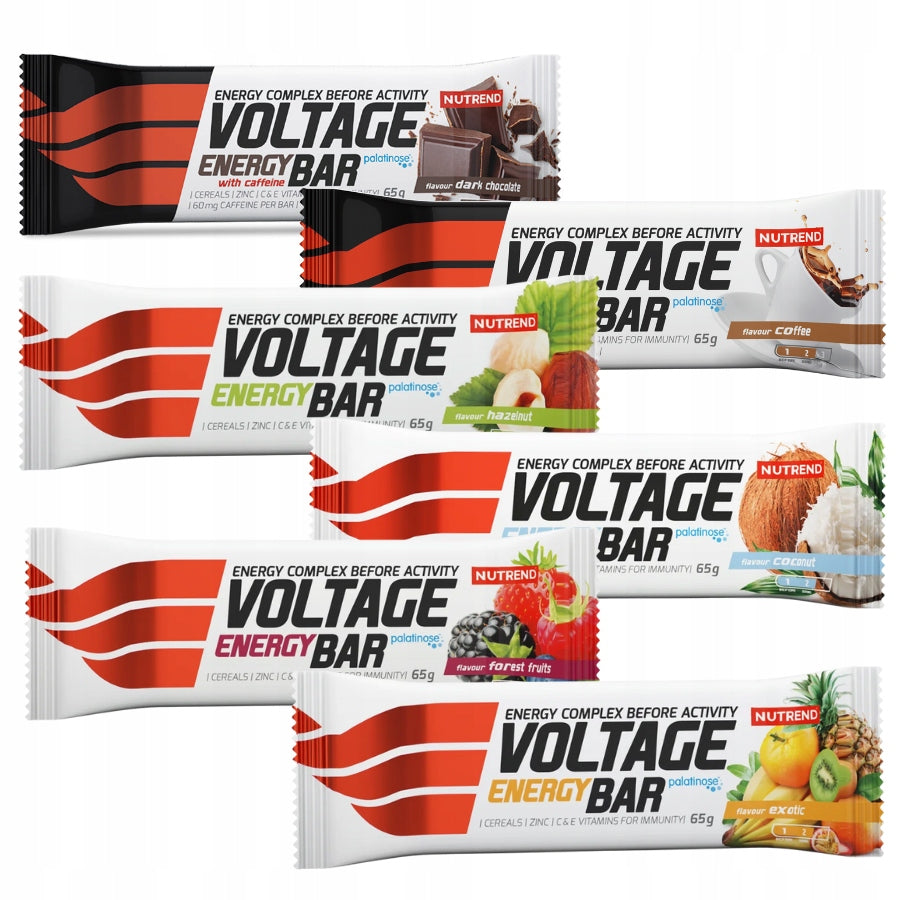 Energy bar Nutrend Coffee Voltage 65 g with caffeine GI32 vitamins Manufacturer code NTR/020#KAWAA