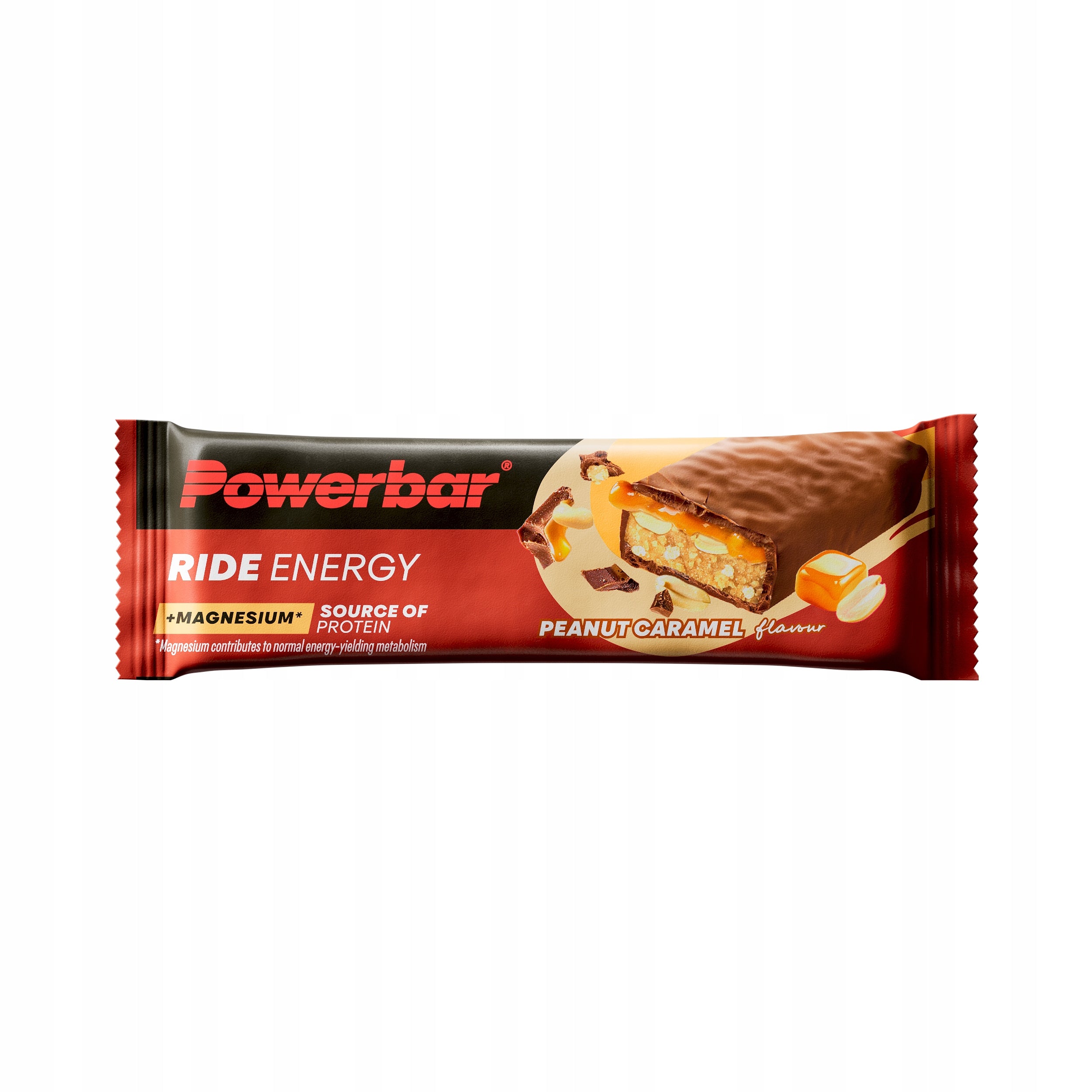 Energy bar PowerBar Caramel 55 g for training carbohydrates snack Packaging status original