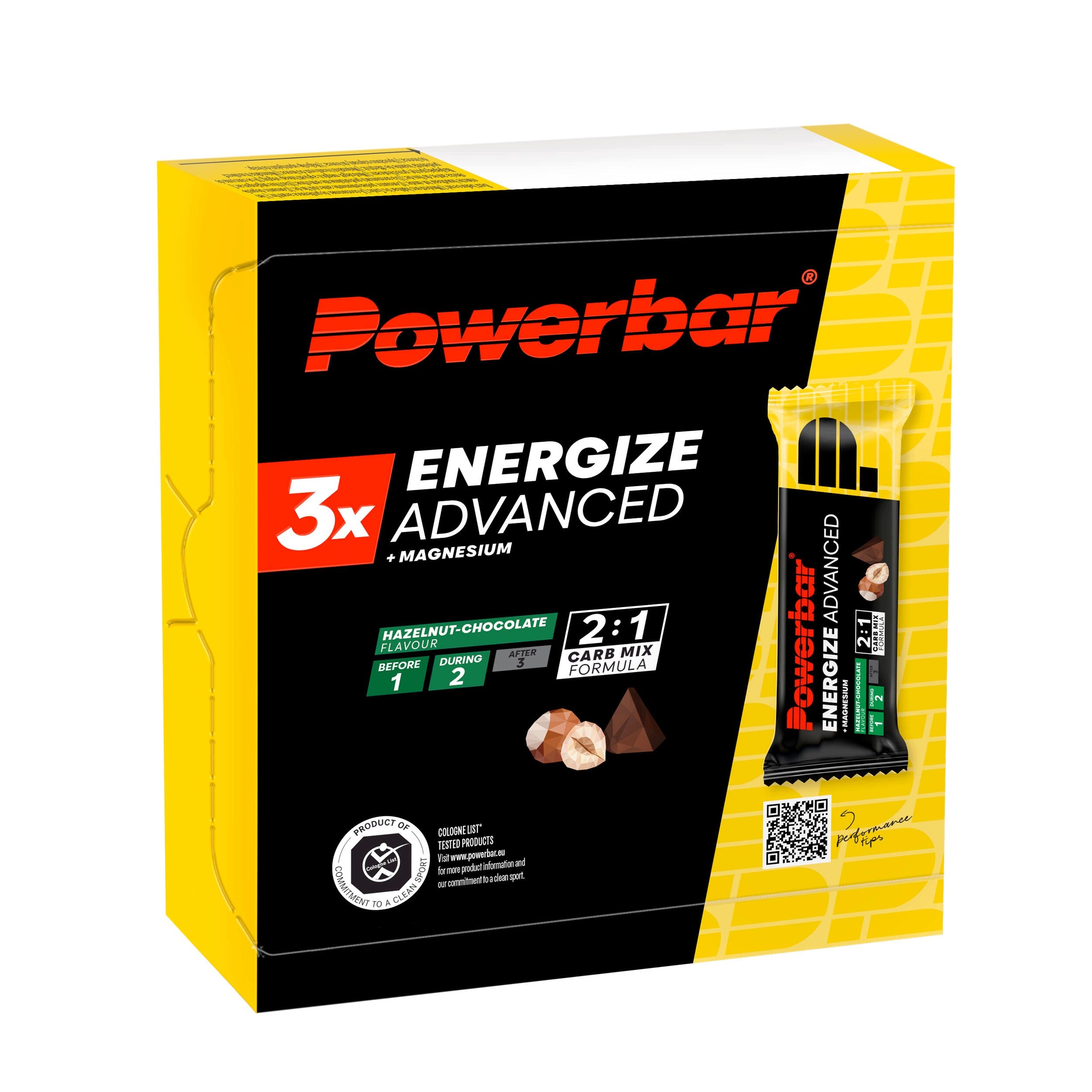 Energy bar Powerbar C2max chocolate-nut 3 x 55 g
