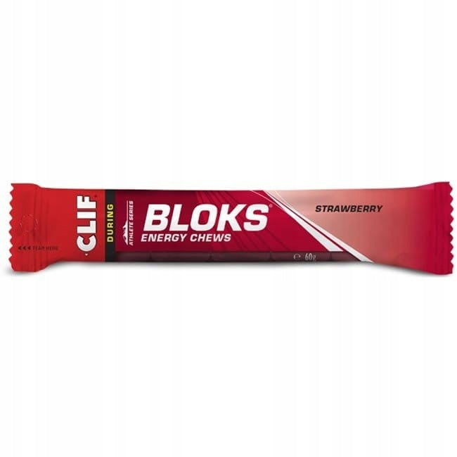 Energy gummies jelly blocks Clif Blocks strawberry flavor 60g