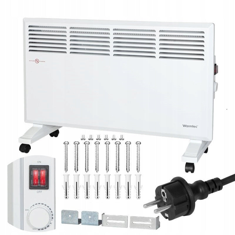 Energy-saving electric heater with thermostat EWN-2000W Warmtec