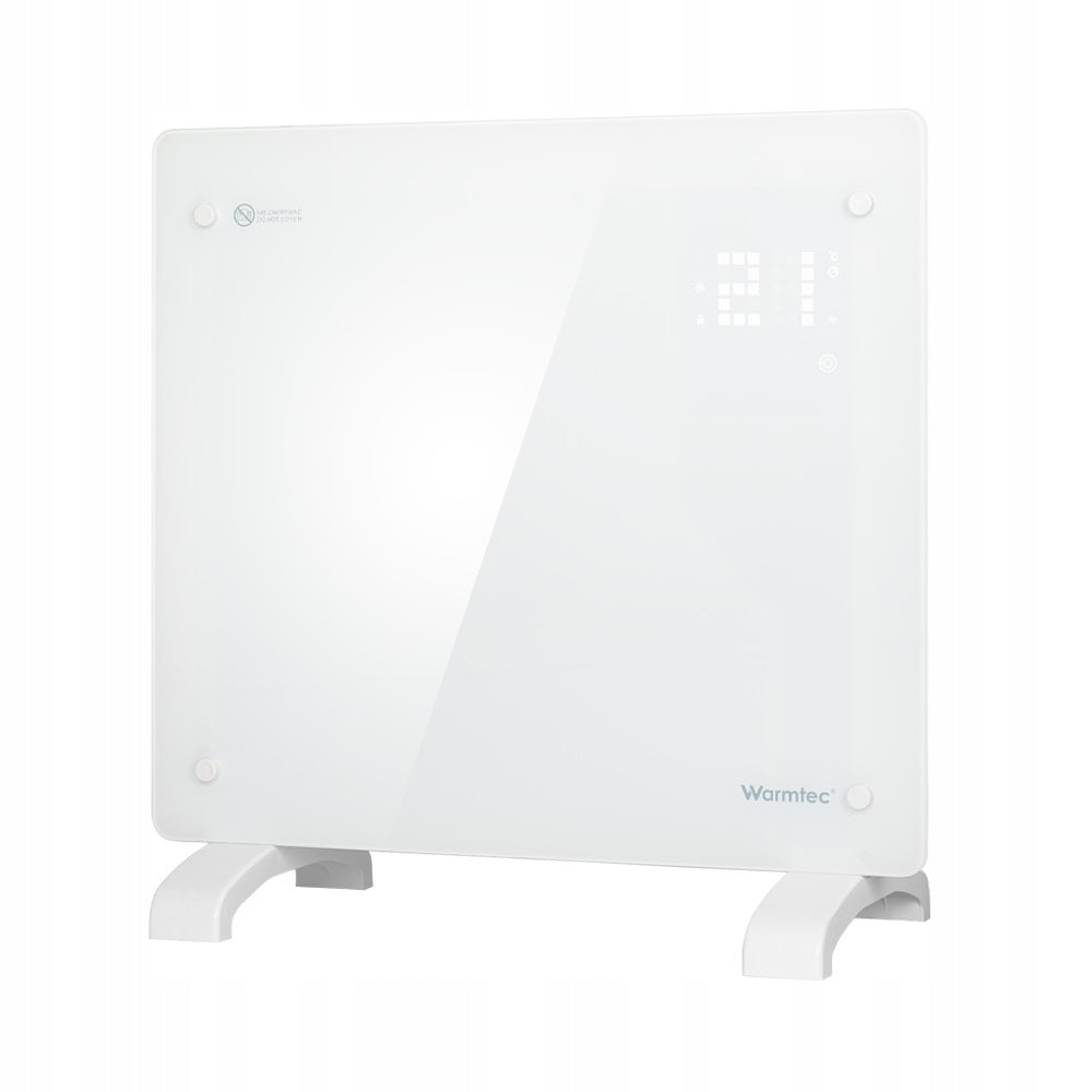 Energy-saving glass bathroom electric heater 1kW WiFi EGW-10B Brand Warmtec