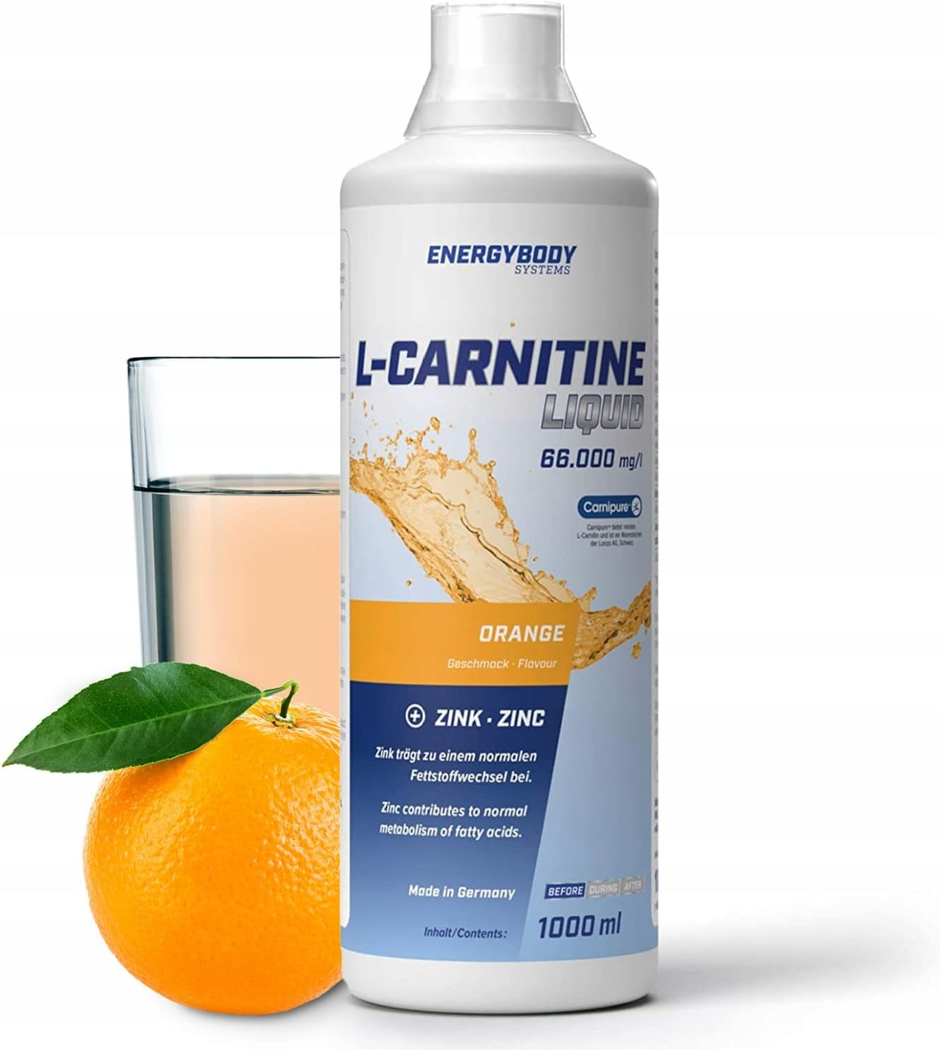 Energybody L-CARNITINE + ZINC - liquid!!!