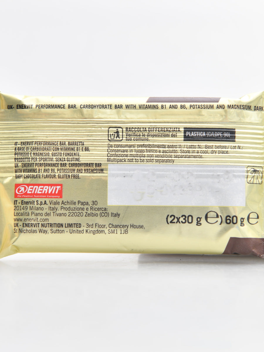 Enervit performance bar 2x30g kakao Expiration date at least six months from the date of purchase