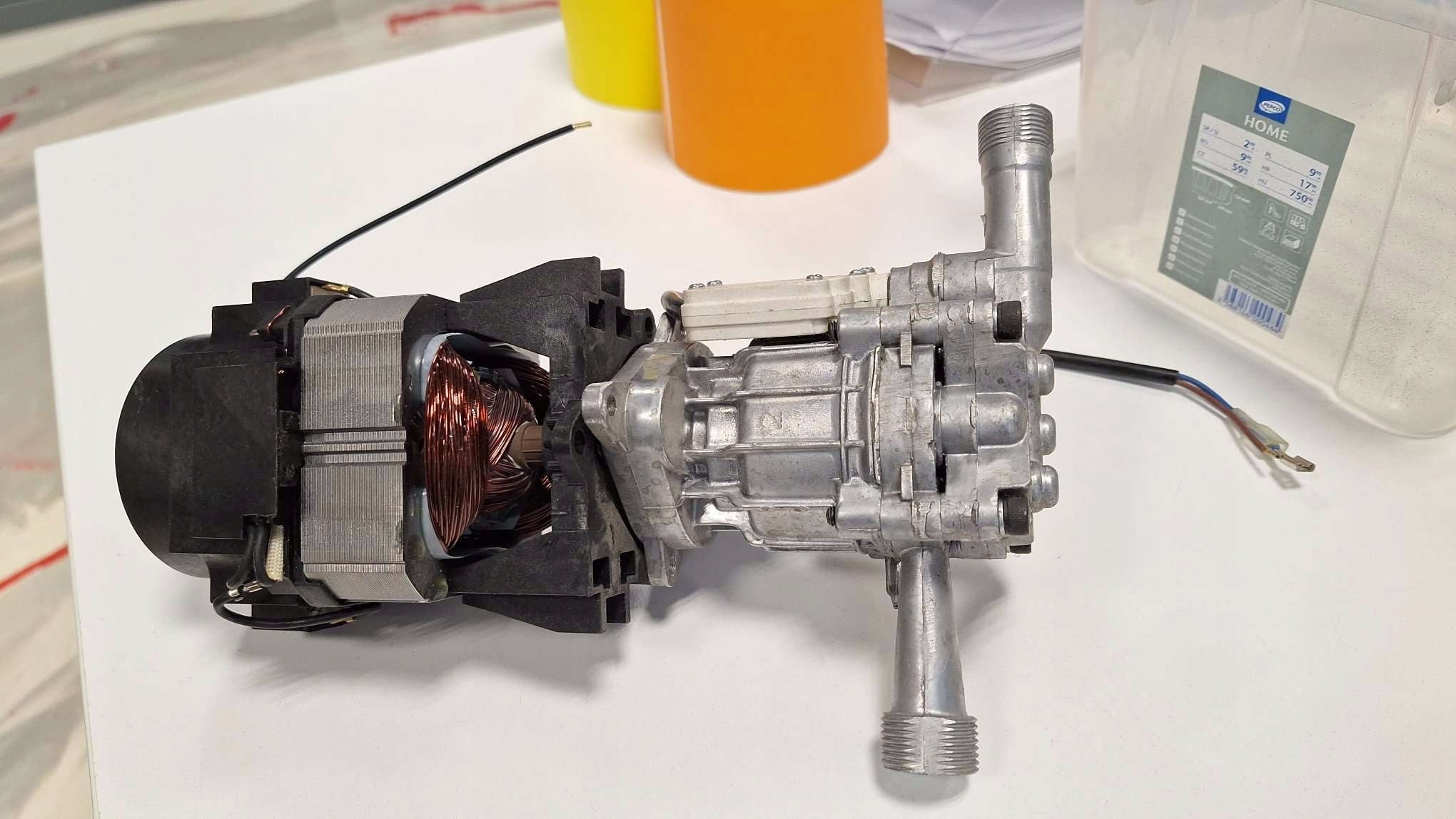 Engine with pump for pressure washer MalTec ml120