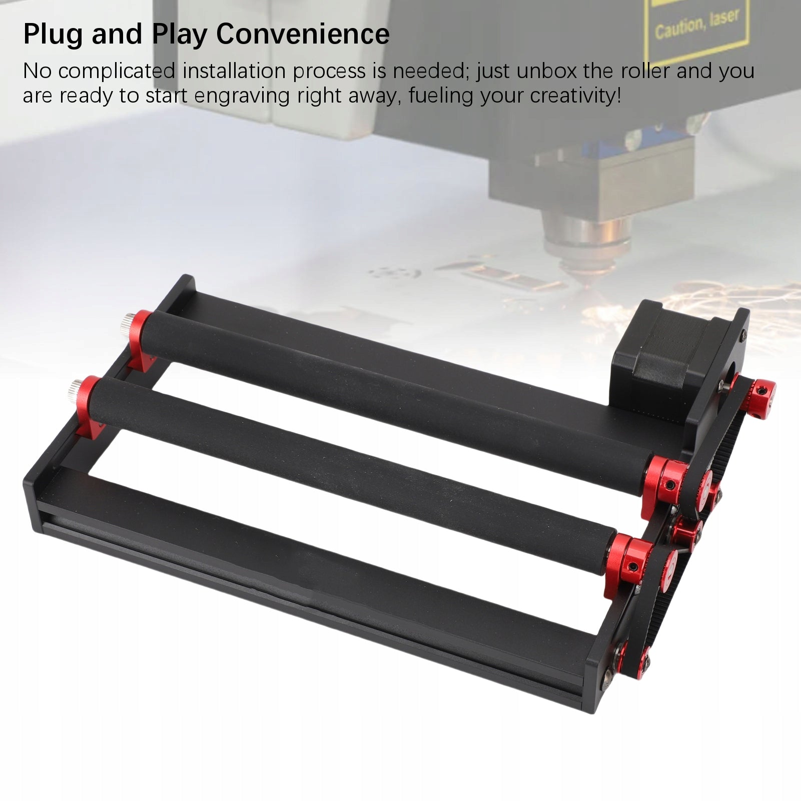 Engraving Rotat Roller 360° Rotatable 2 to 150mm y axis module roller for UX