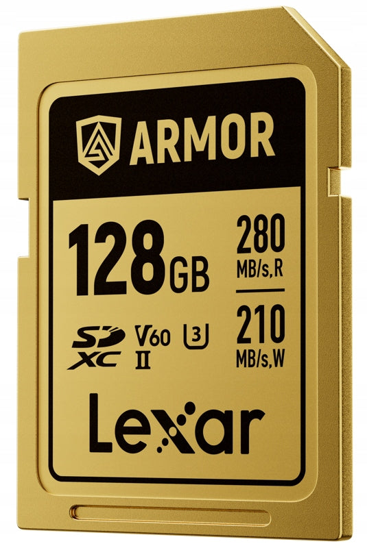 Enhanced Memory Card Lexar SDXC ARMOR Gold 128GB (R280/W210) Manufacturer Lexar