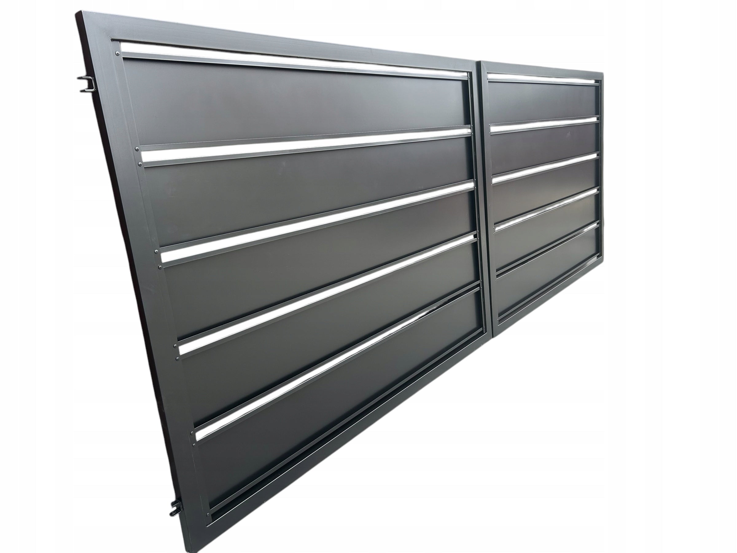 Entry gate 4x1,5m+gate PROFILE semi-closed 250 metal bars EAN (GTIN) 5902020699095