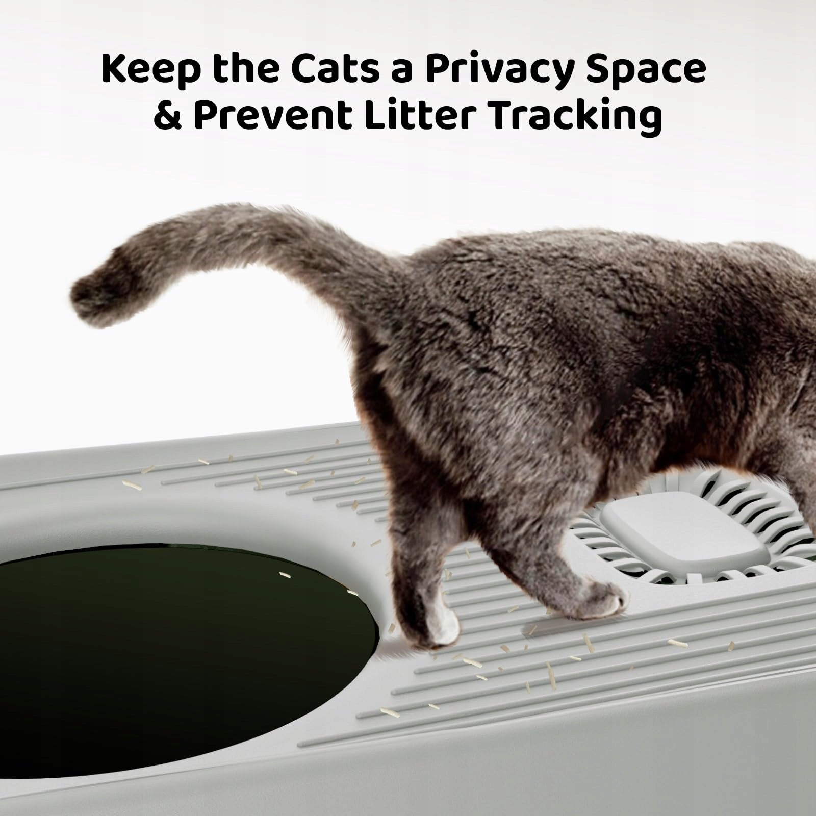 Eosarcu litter box closed 60 cm x 30 cm x 39 cm Manufacturer code B0D8S1K7HB