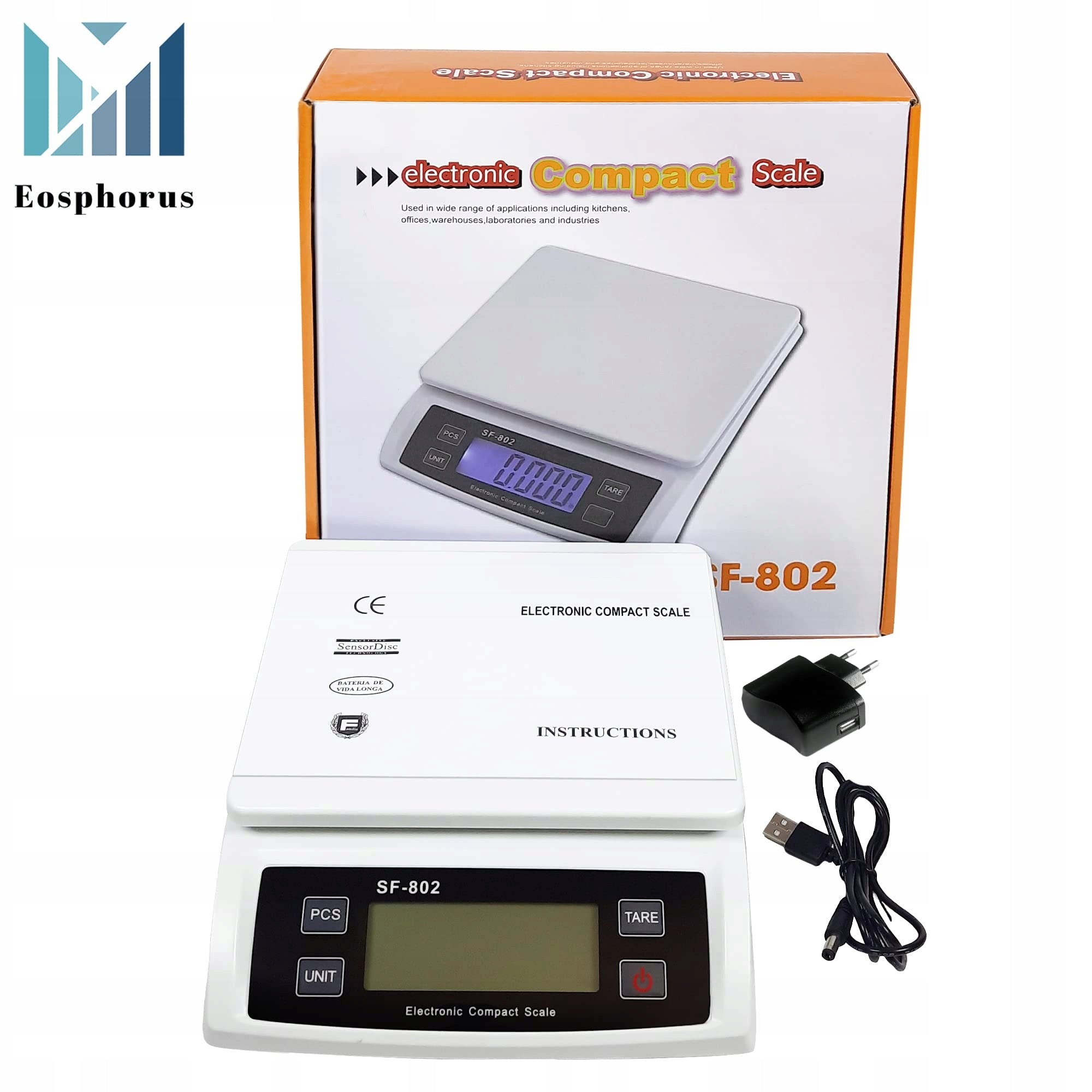 Eosphorus SF-802 Digital Postal Scale 30kg Large Lcd Platform Brand no brand