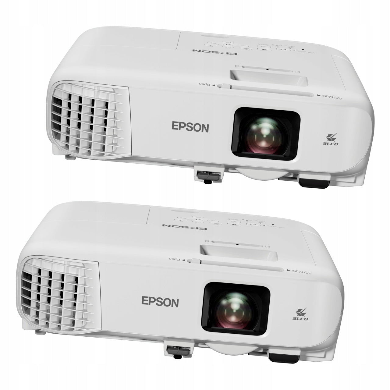 Epson EB-E20 projector / projector 3LCD XGA 3400LM, pack of 2