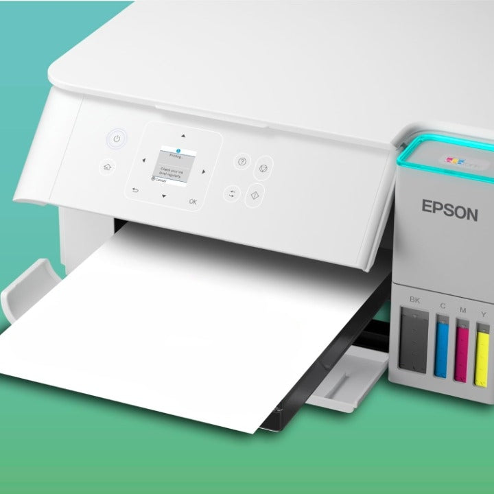 Epson EcoTank ET-2956 WiFi AirPrint Printing Double Sided Ink for 3 Years White Packaging status original