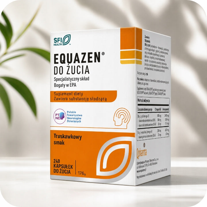 Equazen Chewable Capsules, Strawberry Flavour, 240 Pack Manufacturer code 5060072605935