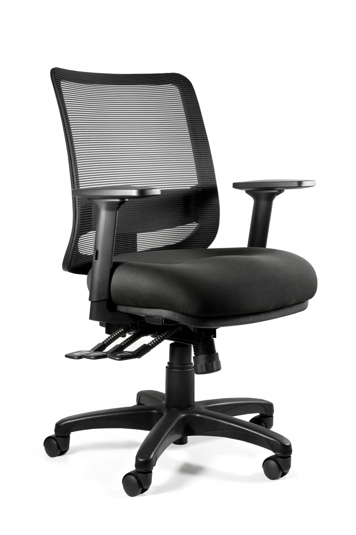 Ergonomic Armchair SAGA Plus M Black Swivel Office Adjustable Mesh Manufacturer code 1218-B-BL418