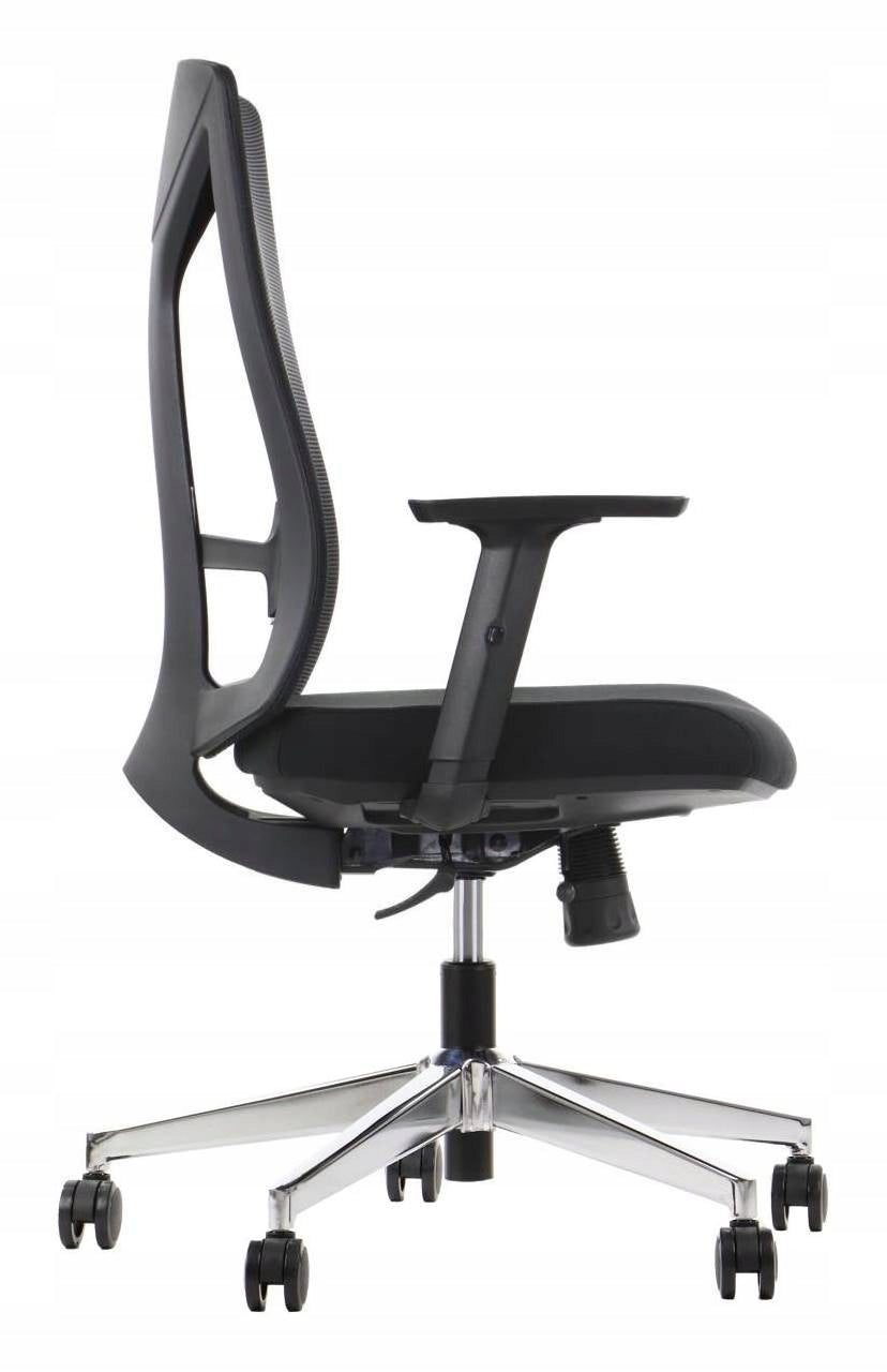 Ergonomic Chair LARRY Black Swivel Mesh Office Fabric Chair