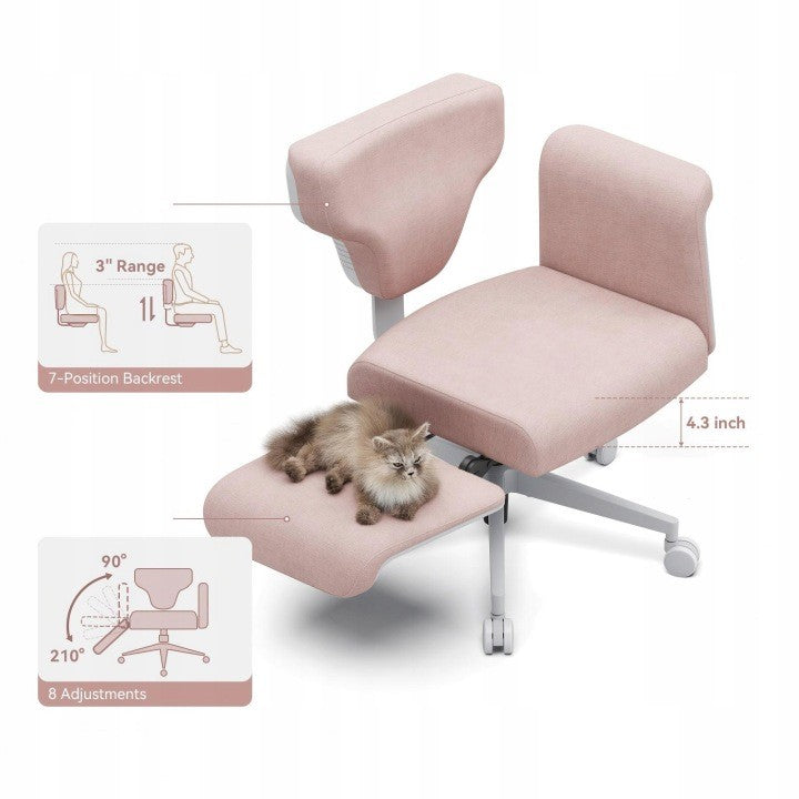 Ergonomic Chair Multifunctional Newtral Freedom-X-FB Pink With Adjustable Packaging status original