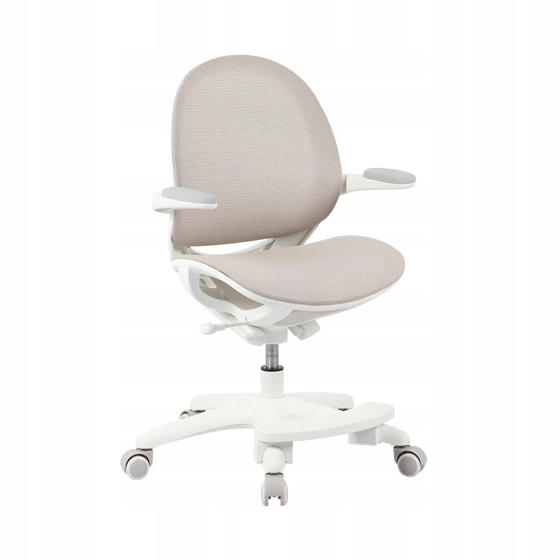 Ergonomic Children's SWIVEL Chair Spacetronik cream +ADJUSTMENT