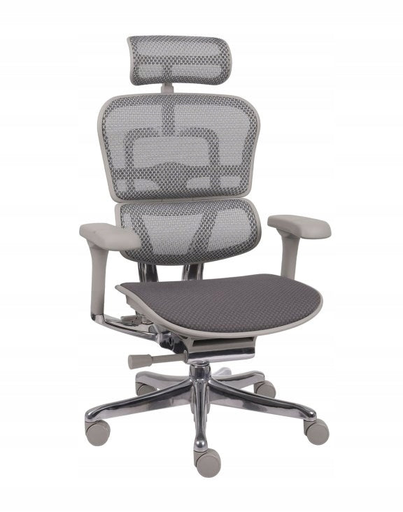 Ergonomic Ergohuman 2 Elite Swivel Office Chair Fabric Grey