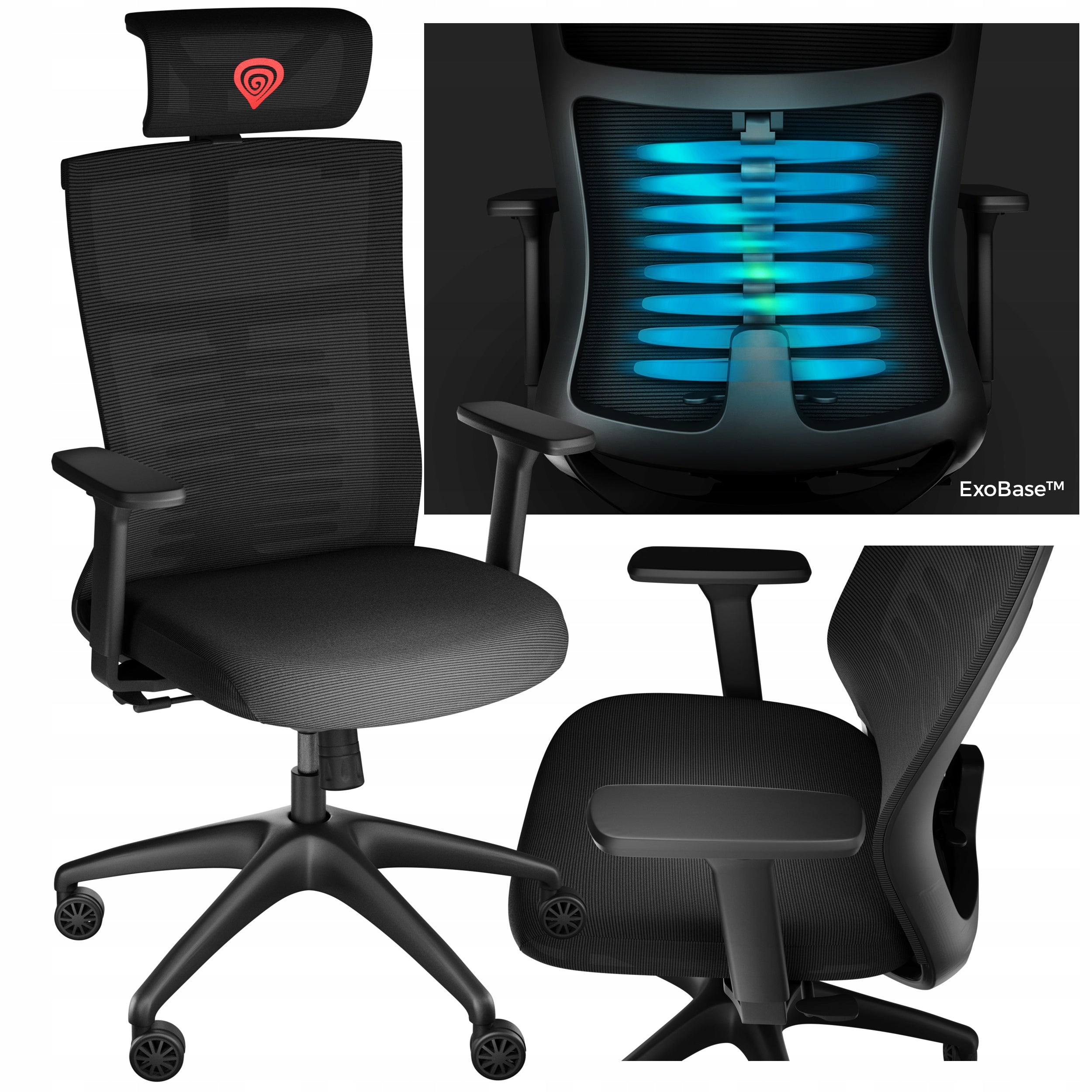 Ergonomic Gaming Chair GENESIS Astat 200 G2 Black NFG1943