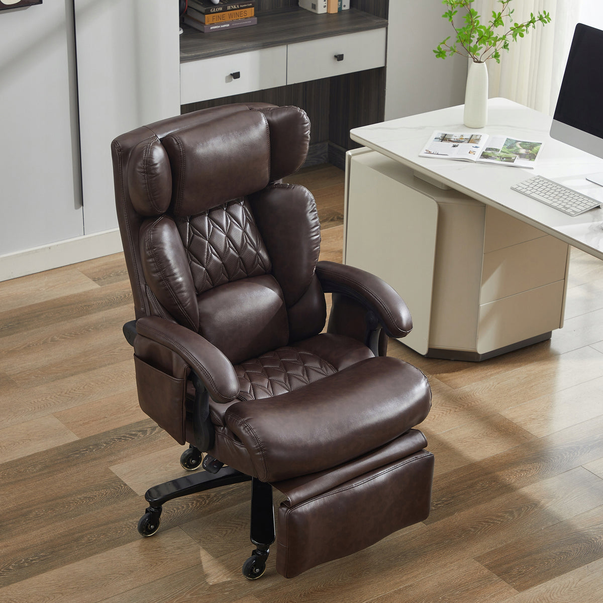 Ergonomic Office Chair – Massage & Heating, Footrest, 150kg Manufacturer code YN6060913YT