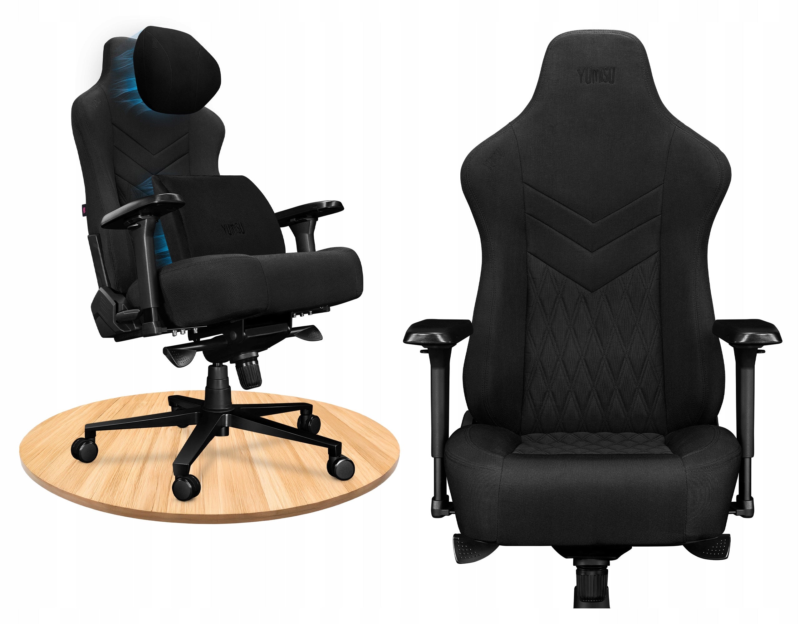 Ergonomic Office Chair Rotary YUMISU 2053 Magnetic Material Black