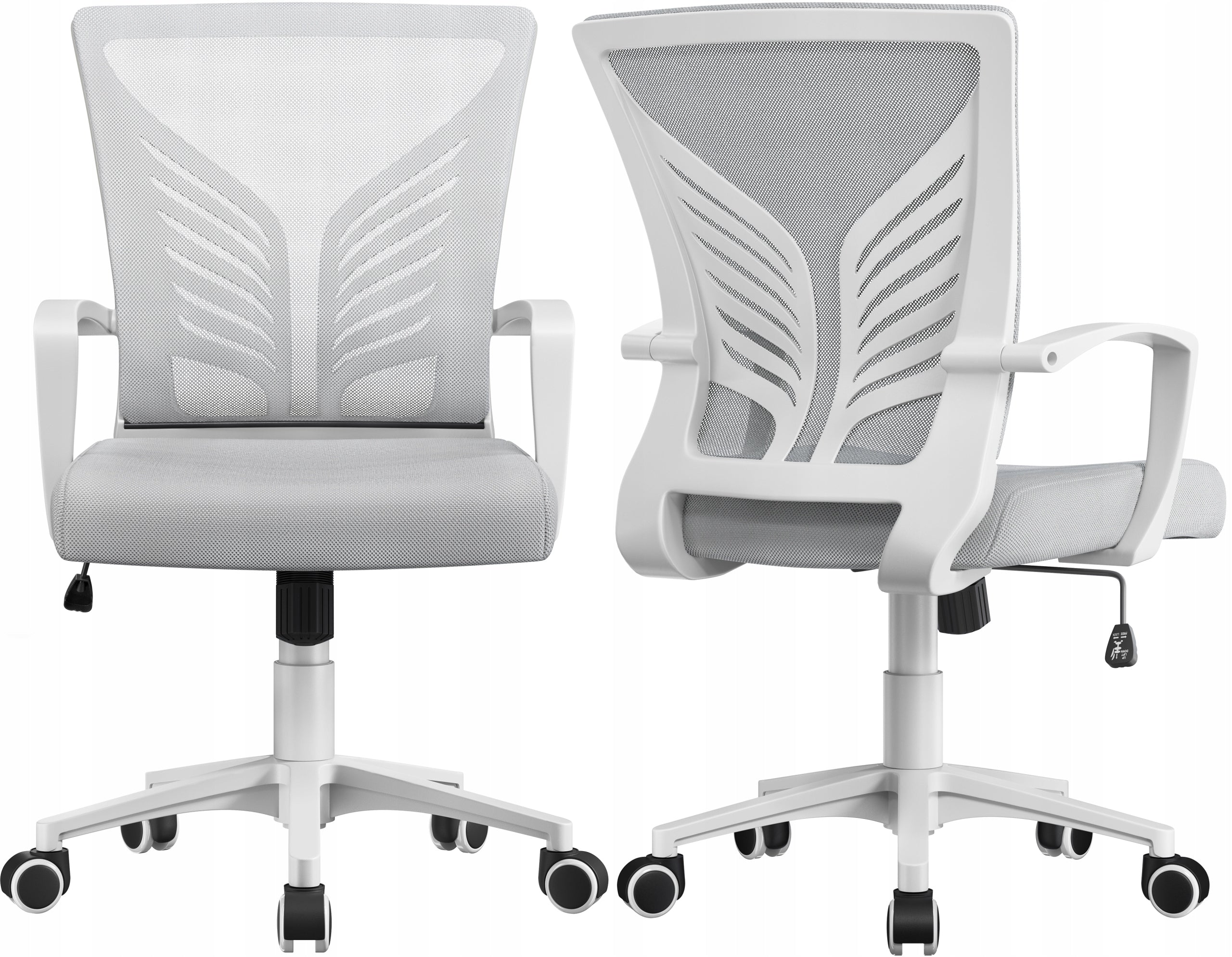 Ergonomic Office Chair, Swivel, 60x60x100,5 cm, Grey EAN (GTIN) 4099917650916
