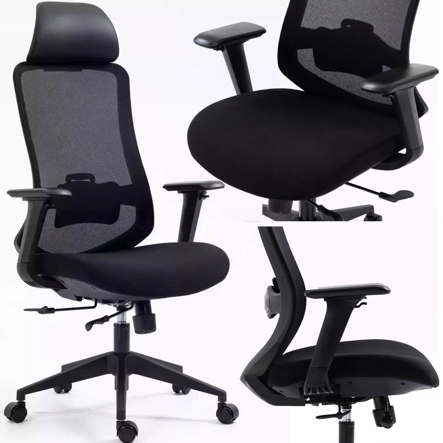 Ergonomic Office Chair Swivel Black 4D Tilt 150Kg Super Ergon SIGNAL