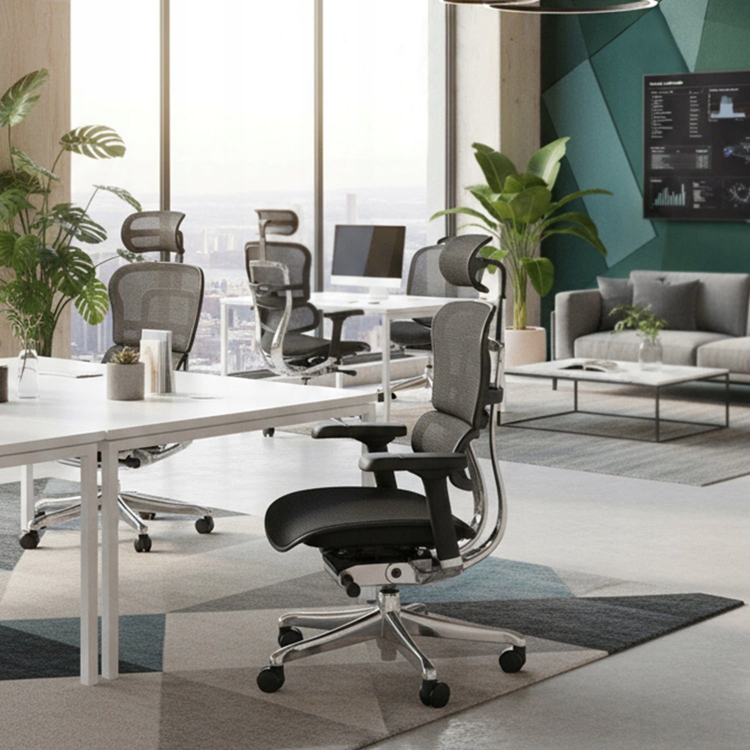 Ergonomic Office Chair Swivel Chair Ergohuman 2 Fabric Black Medical device no