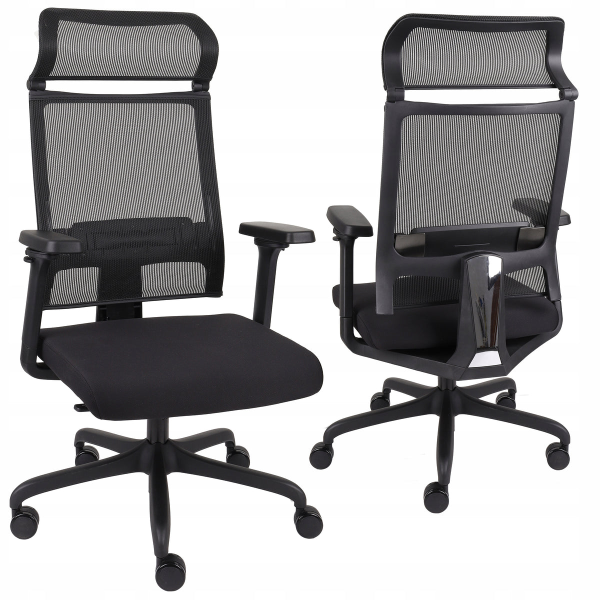 Ergonomic Office Chair Swivel Chair GROSPOL Ergofix Mesh Black