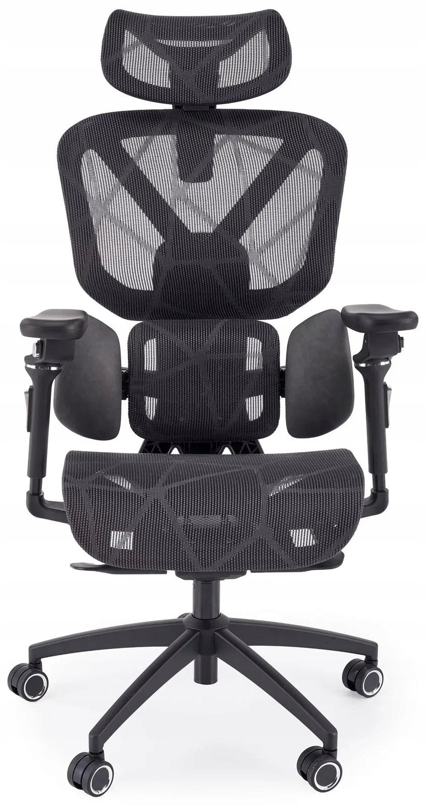 Ergonomic Office Chair With Mesh Armrests 5D CUBUS Black Halmar Furniture depth 70 cm