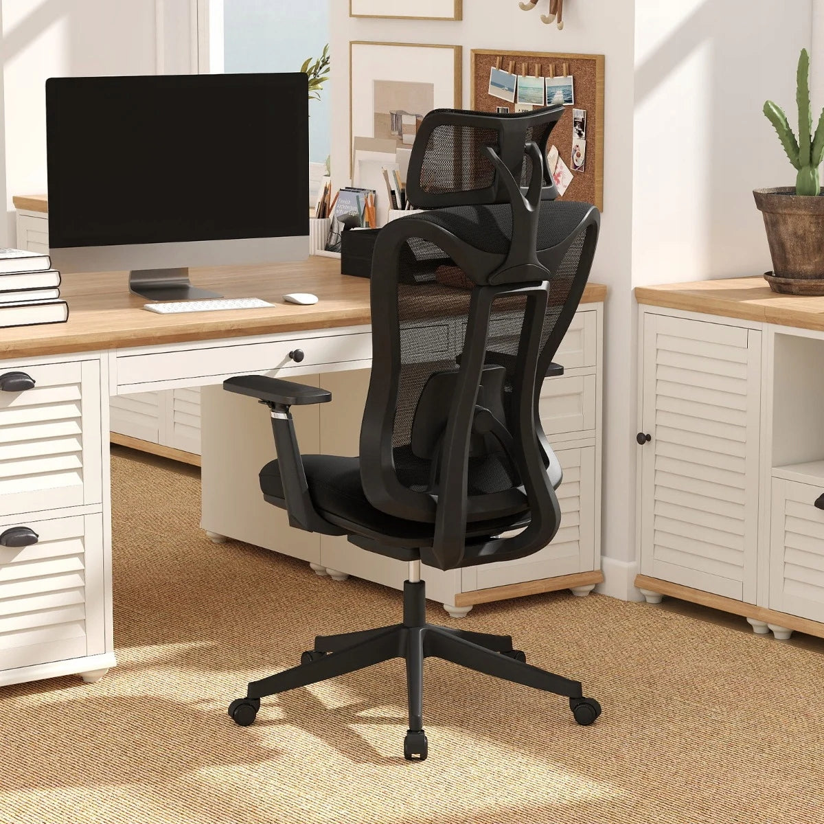 Ergonomic Office Chair with Adjustable Backrest Office Chair Brand Costway