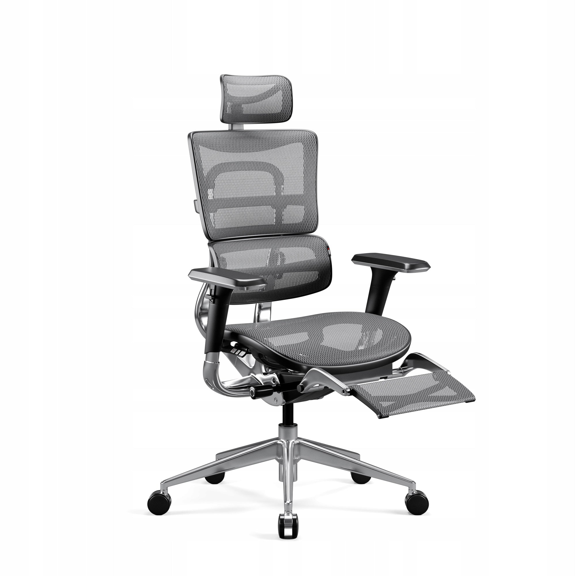 Ergonomic Office Chair with Footrest DIABLO V-Master Black-Grey