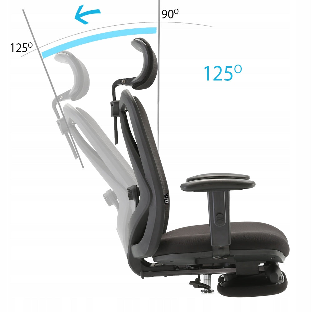 Ergonomic chair ANGEL office swivel eurOpa plus with footrest up to 150kg Manufacturer code EUROPA-M18F