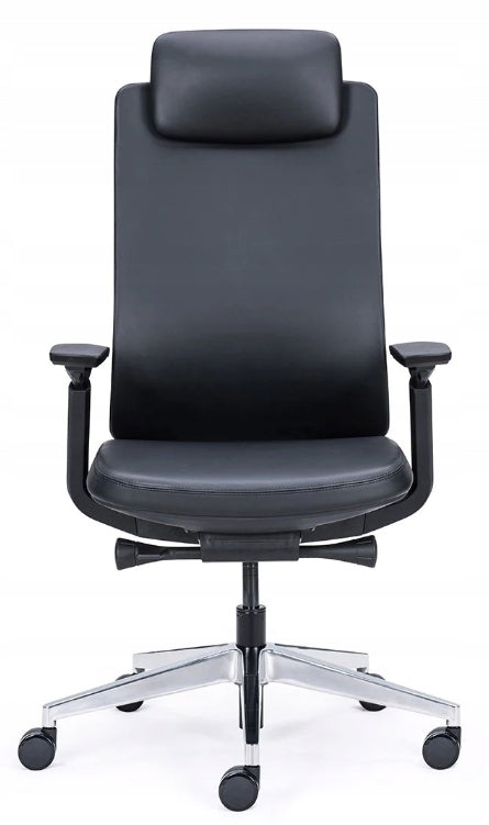 Ergonomic chair CORIUM leather office swivel with synchrony Brand Elzap