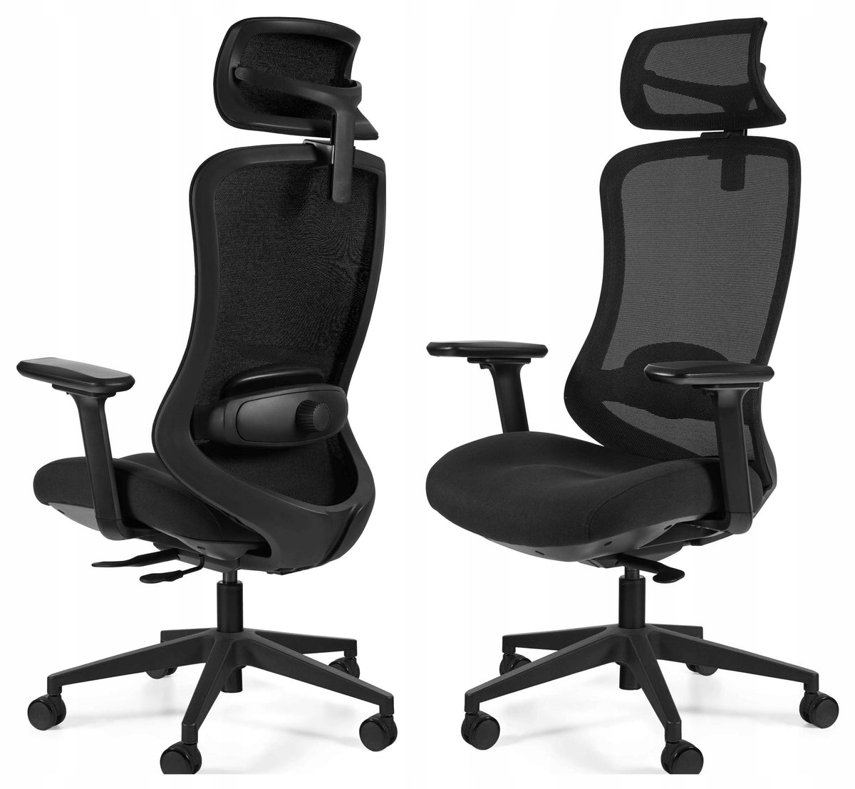 Ergonomic chair ErgoPro black swivel mesh office high Medical device no