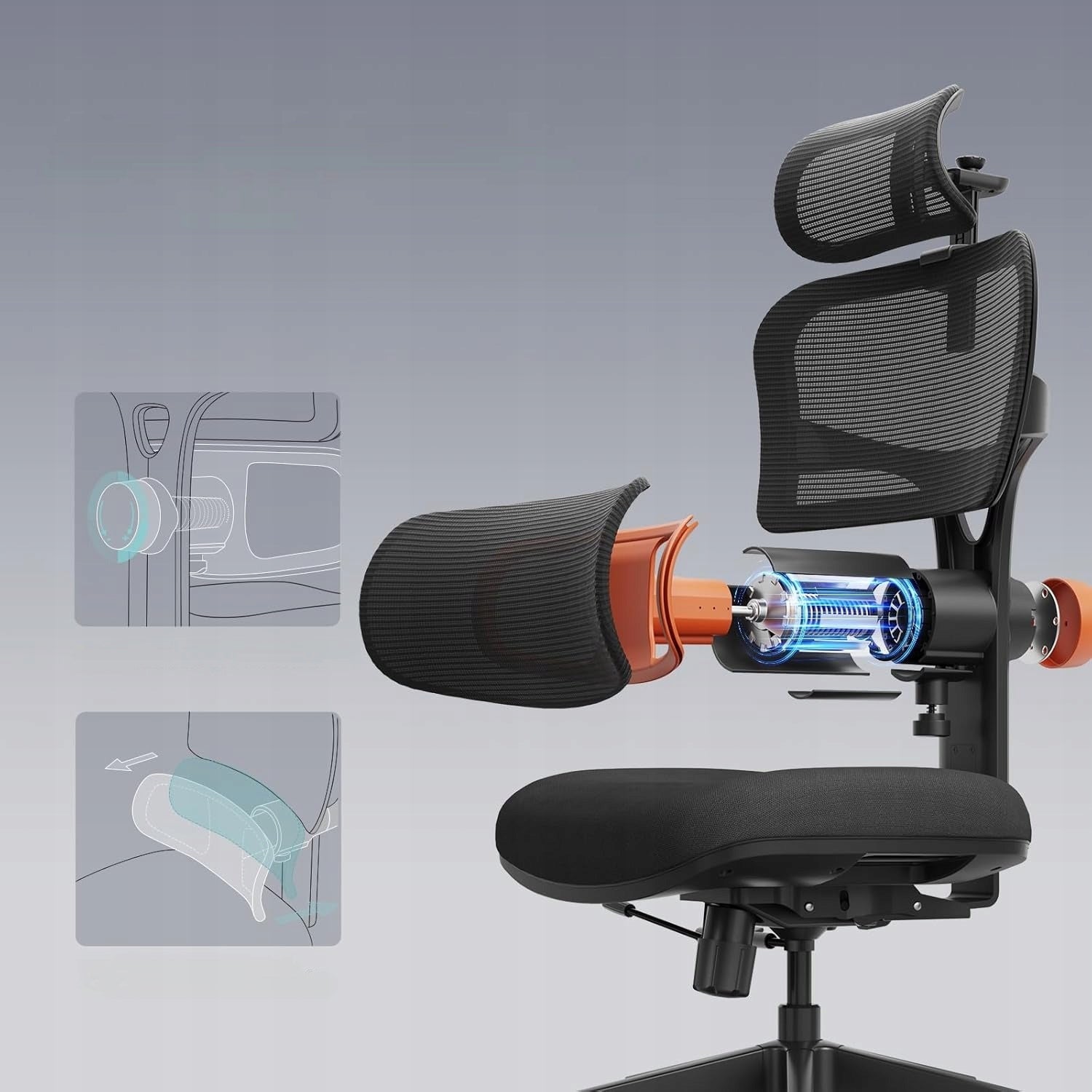 Ergonomic chair Newtral NT001 with worktop automatic support Brand no brand