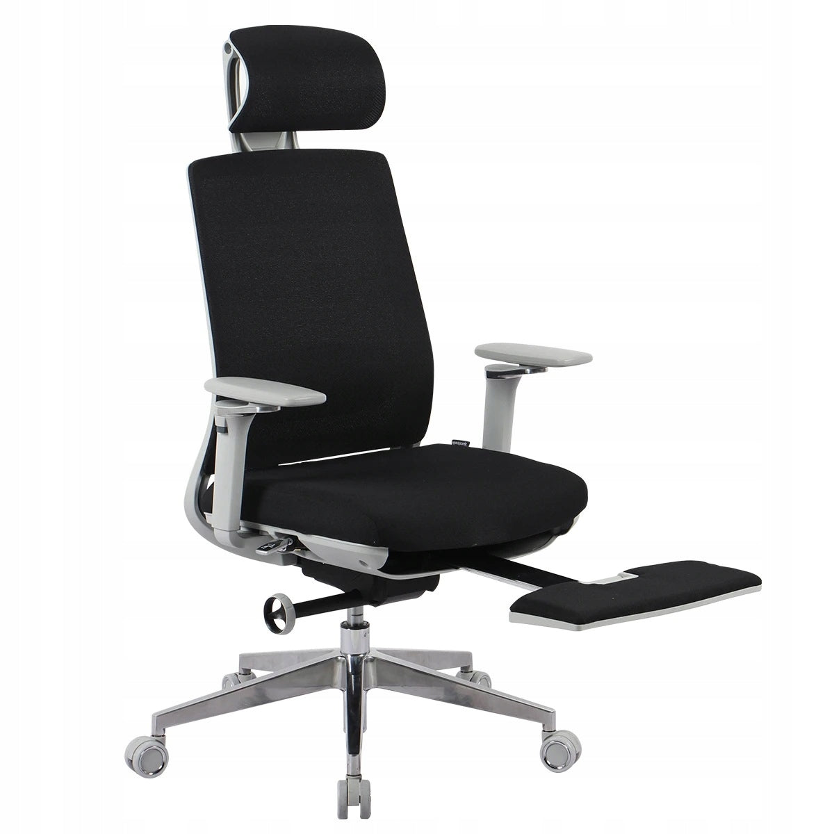 Ergonomic chair Twist black with footrest home office Brand Meb-lab