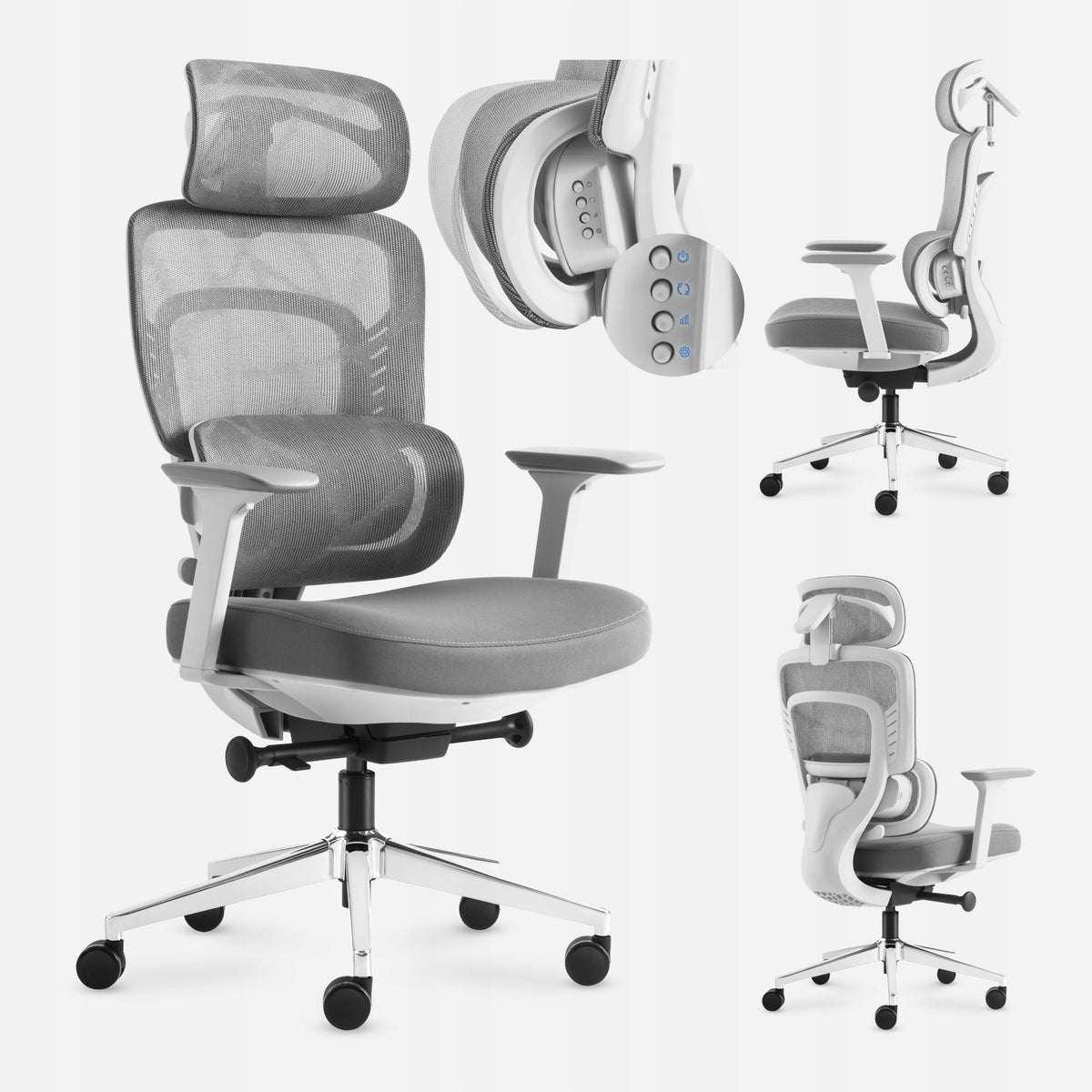 Ergonomic chair with massage Markadler Visioner 6.1grey