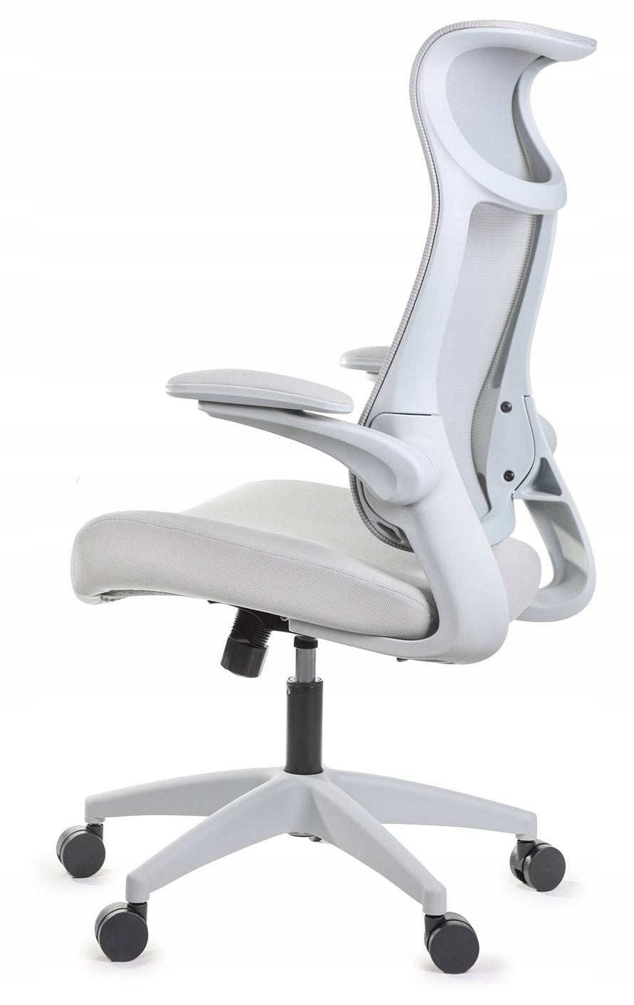 Ergonomic grey office chair FHX011 adjustable armrests health and safety grey Manufacturer code FHX011