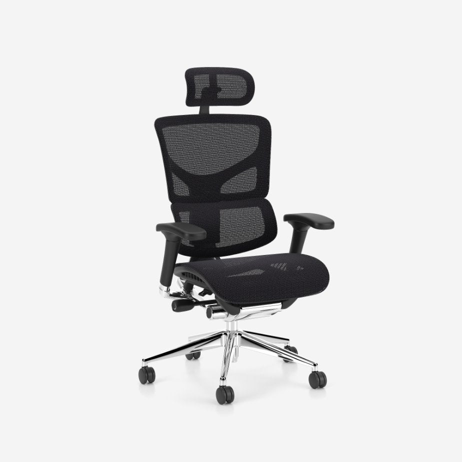 Ergonomic mesh swivel chair ERGO1 (Ergohuman) black Nowy Styl