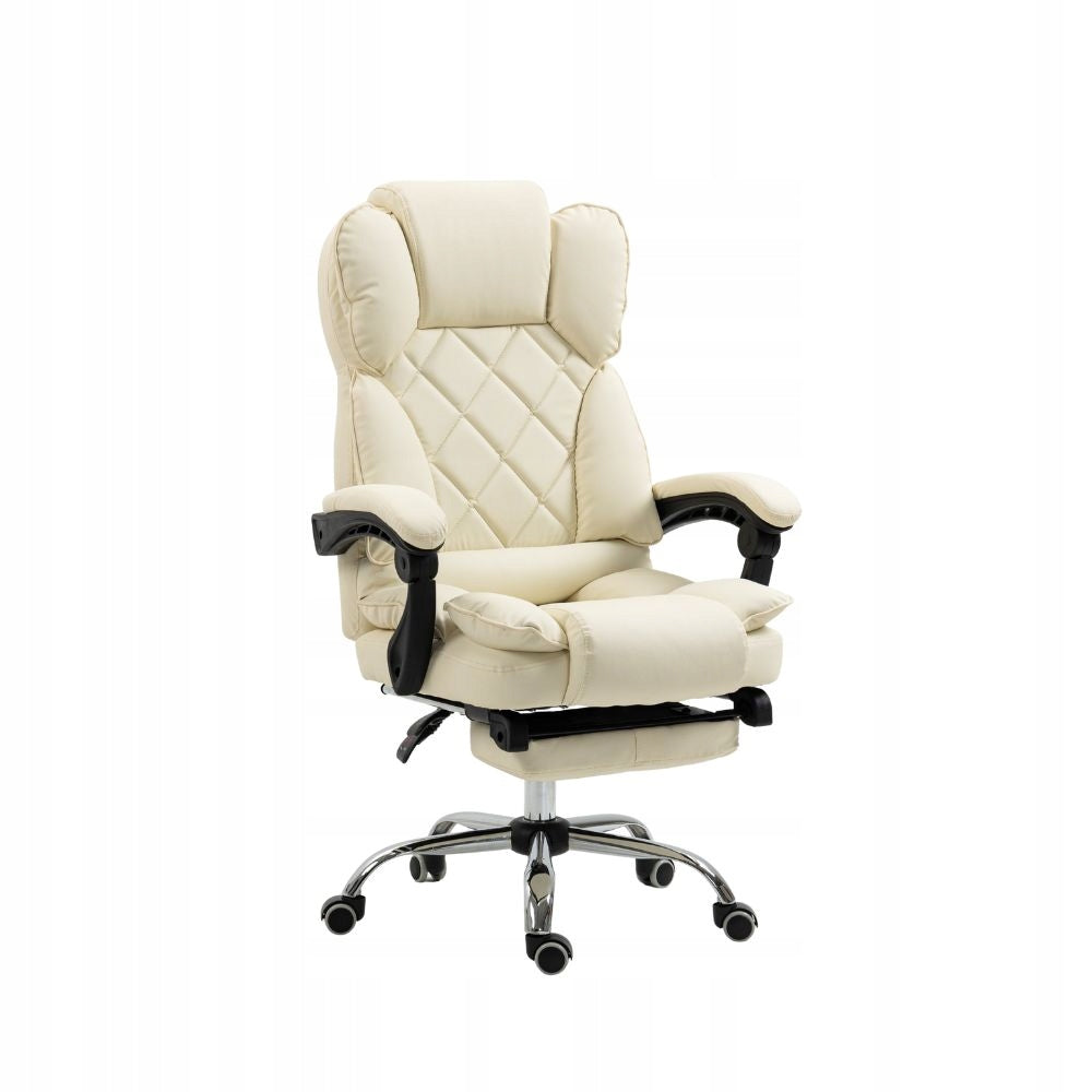 Ergonomic office chair ActiveJet YK7416 leather black