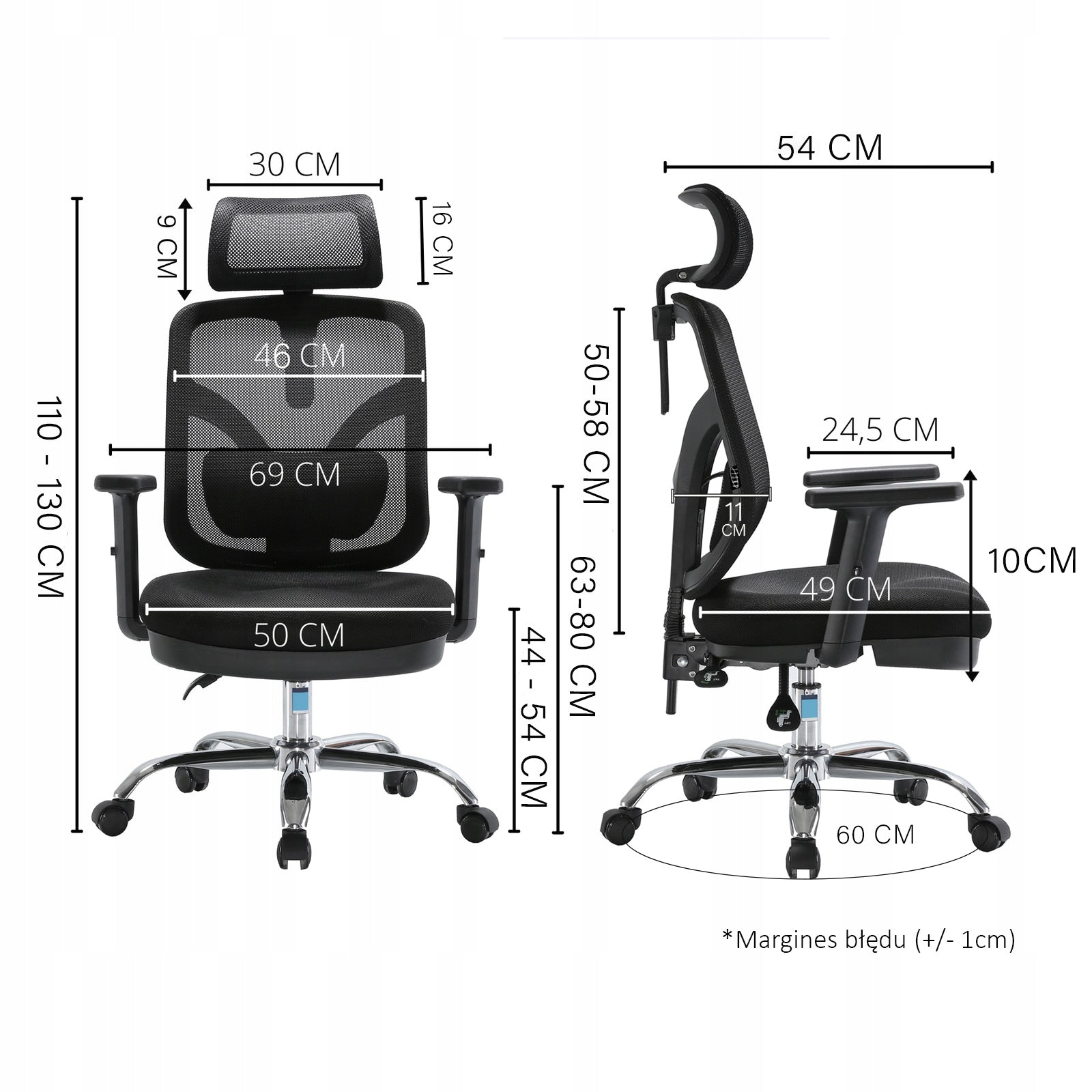 Ergonomic office chair Angel jRotary caste ORANGE mesh Packaging status original