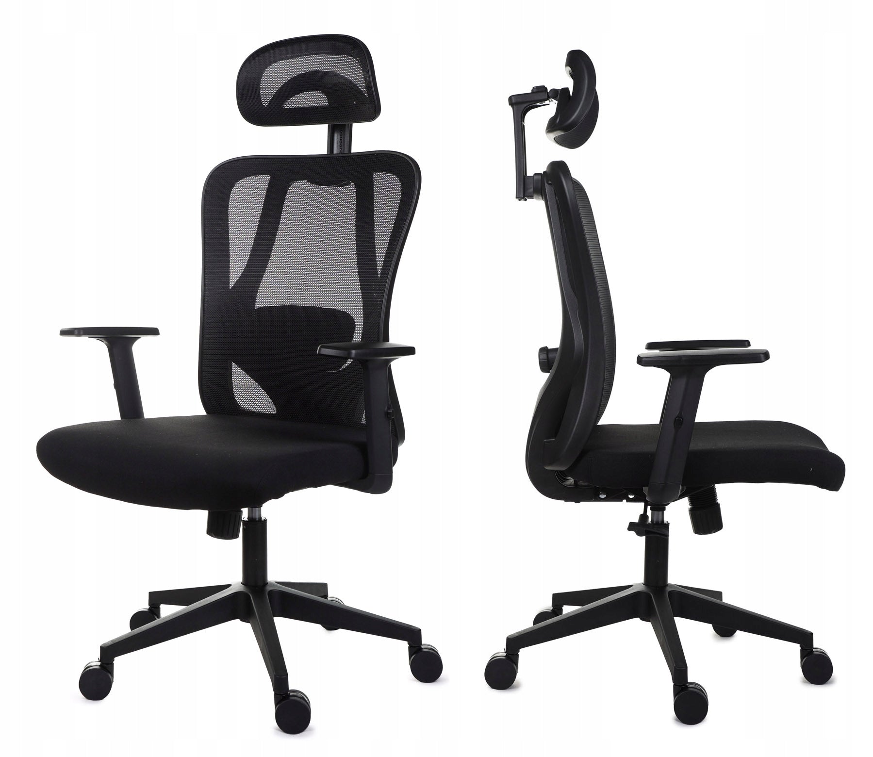 Ergonomic office chair FXB004 adjustable armrests and headrest, health and safety