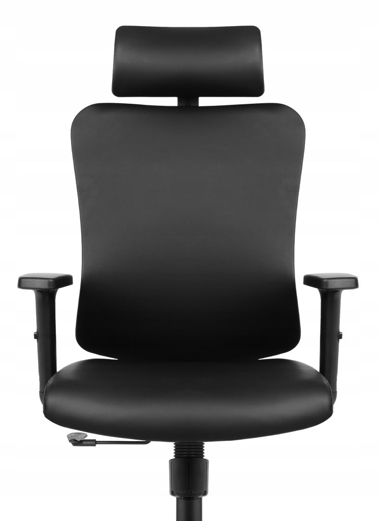 Ergonomic office chair Hell's Chair HC-1041 Black Premium Leather Brand HELL'S CHAIR