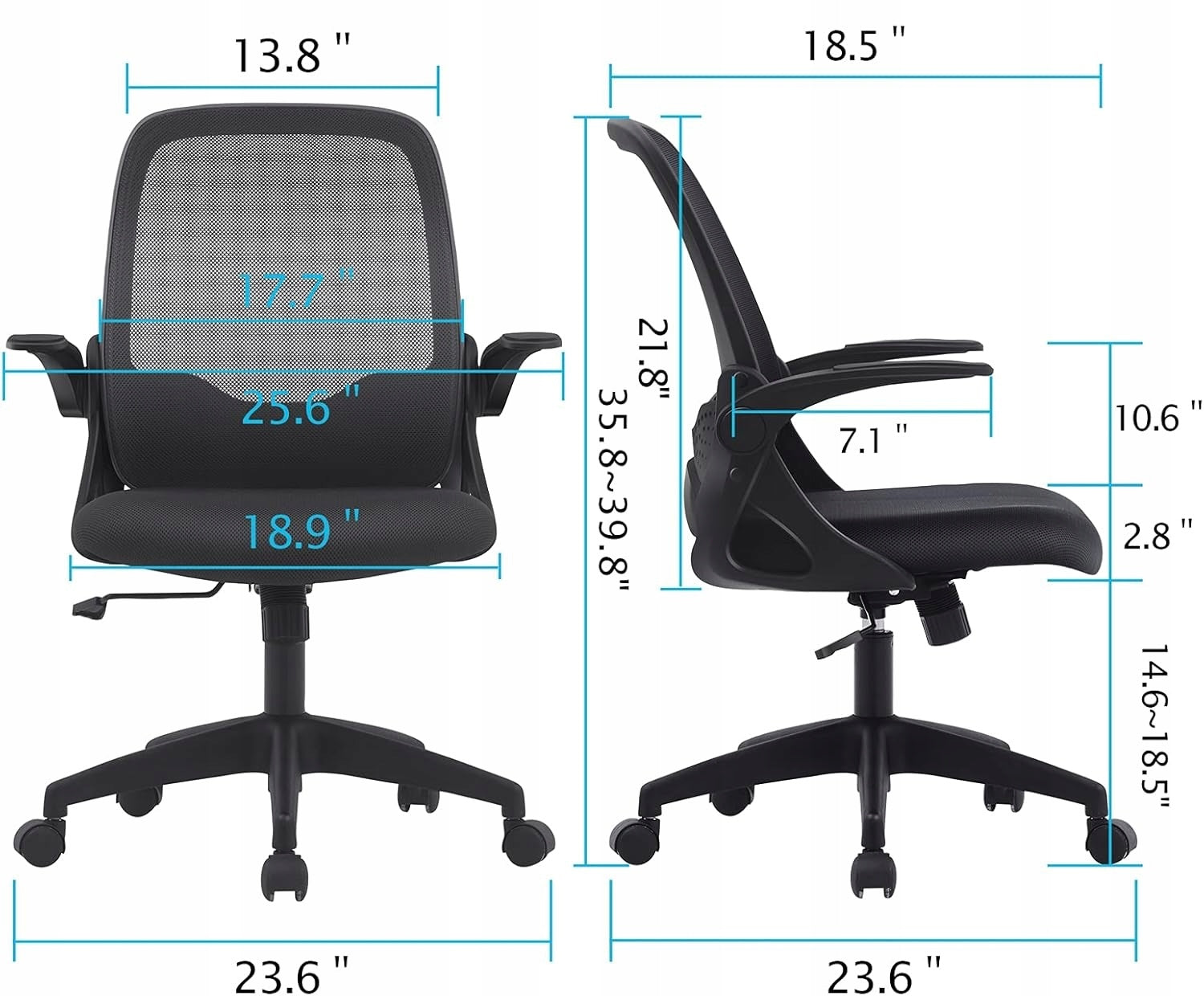 Ergonomic office chair KERDOM breathable mesh computer KD-933-C Manufacturer code KD-933C