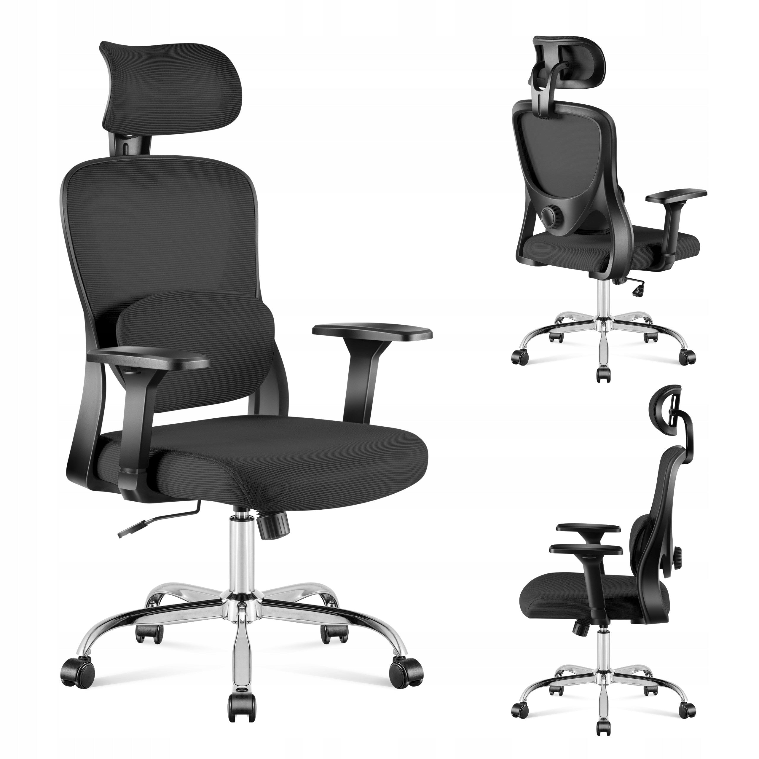 Ergonomic office chair Mark Adler Manager 3.2 Black adjustable Packaging status original