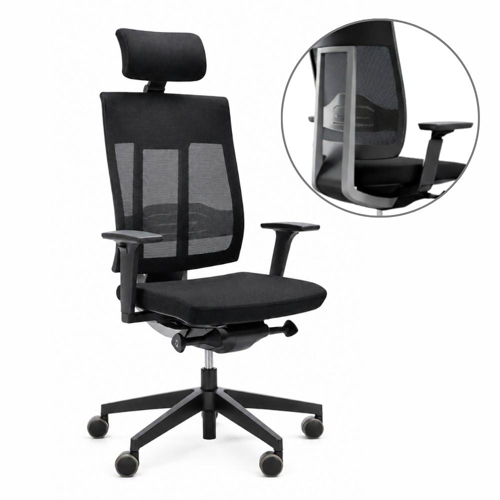 Ergonomic office chair Profim Xenon Net 111 SL Black