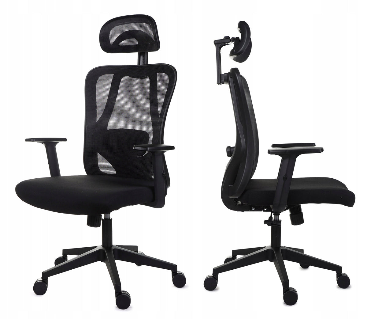 Ergonomic office chair adjustable armrest headrest lumbar support Medical device no